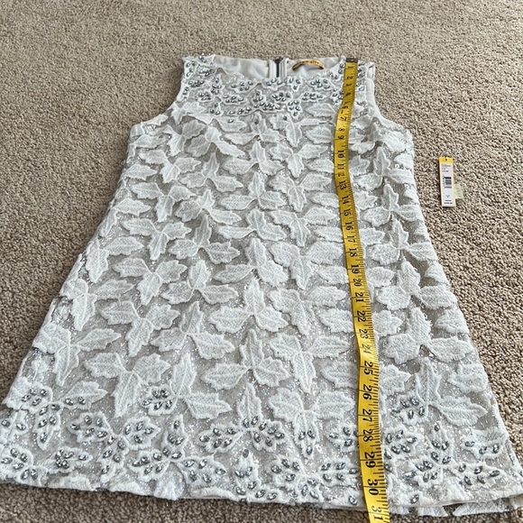New! Alice and Olivia SZ 2, crystal jacquard lace shift dress. - Picture 12 of 13